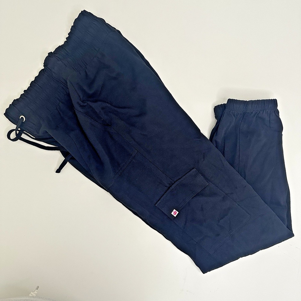 Juicy Couture Womens Black Jogger Pants Drawstring Waist Size XS Lounge Comfy‎